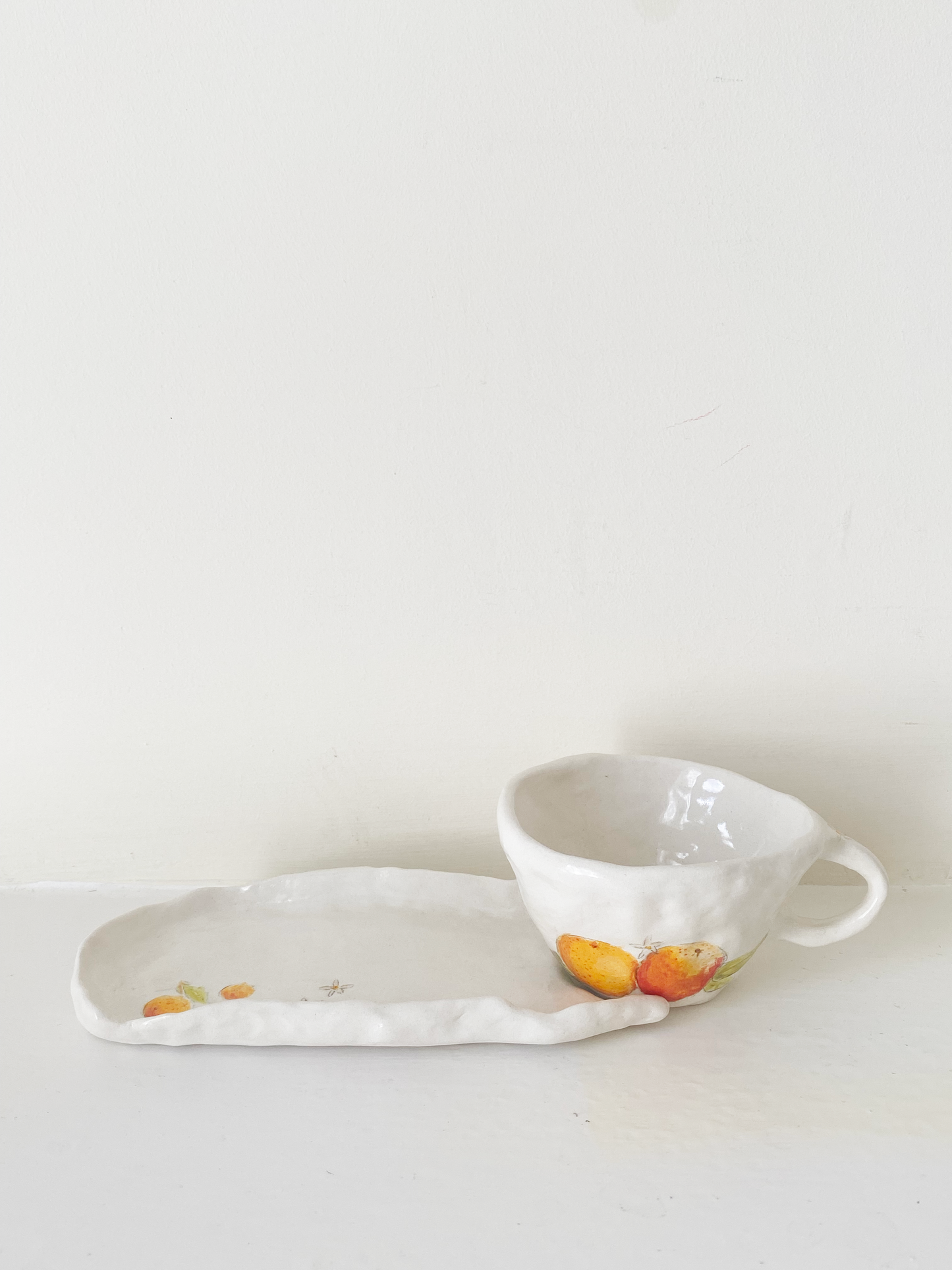 Orangerie mini mug and plate set